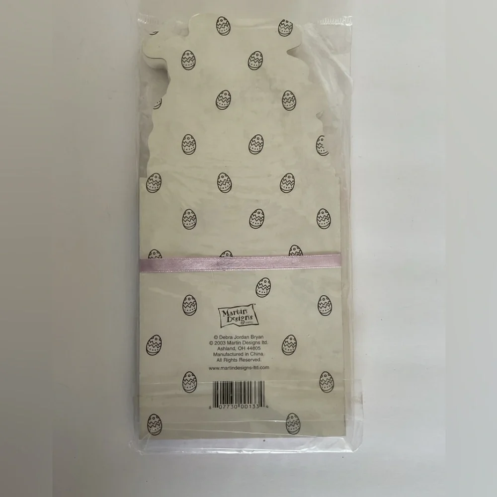 Martin Designs Bunny Family Notepad. NWT